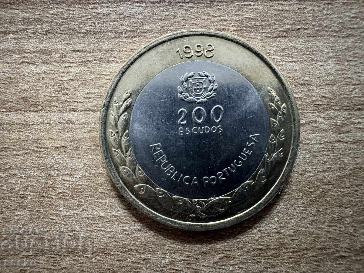 Португалия - 200 ескудо (1998) - Международна година на...