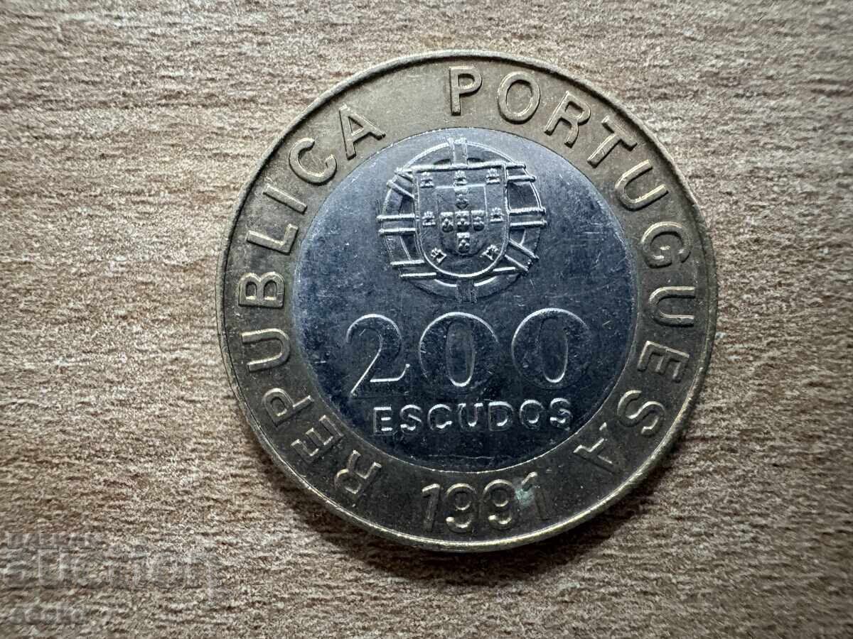 Portugalia - 200 escudos (1991) Portugalia - 200 escudos (1991)