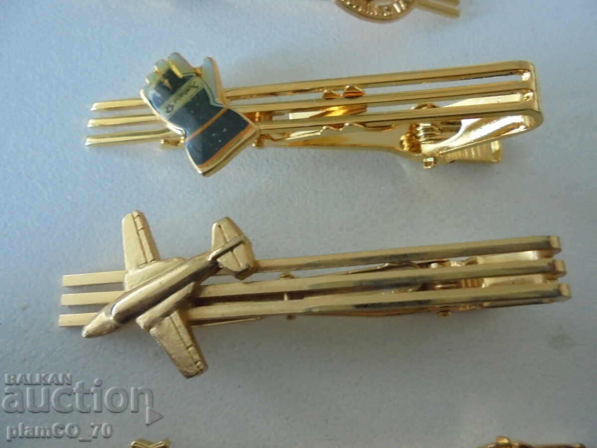 Δημοπρασία №*8377 Παλιά χρυσά κλιπ γραβάτας