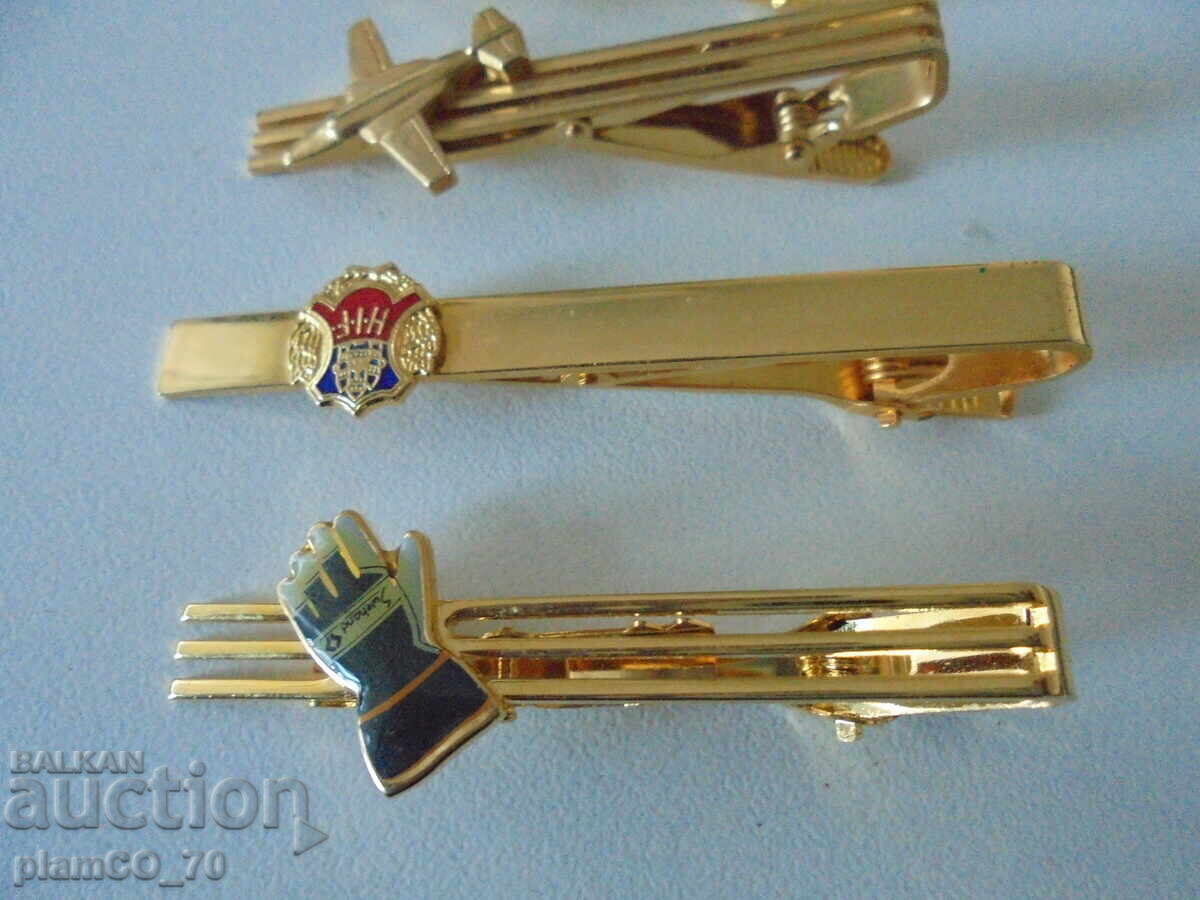 Παράδοση №*8377 Παλιά χρυσά κλιπ γραβάτας