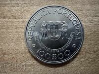 Португалия - 100 ескудо (1989) - Златният век на...