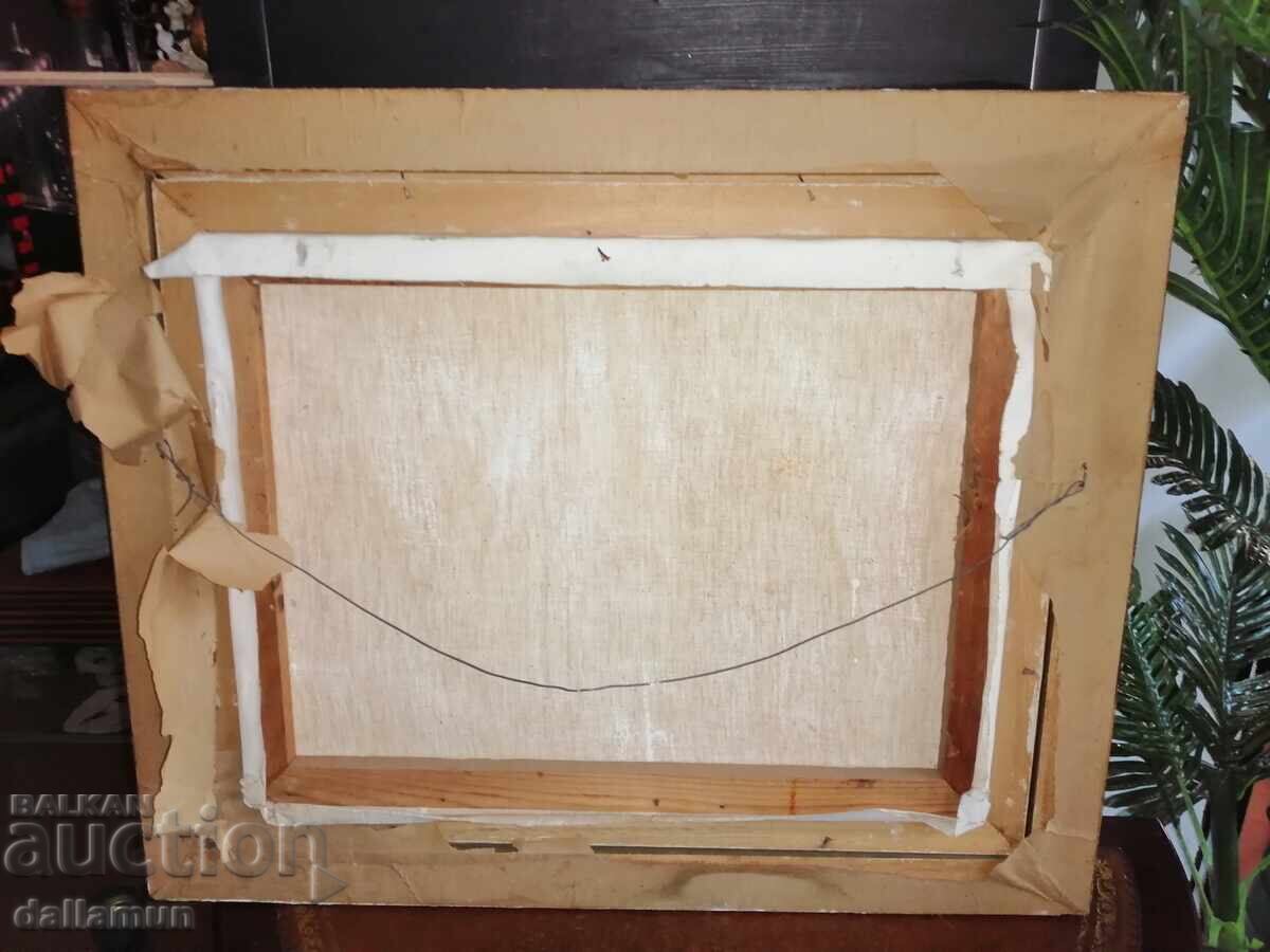 стара рисувана картина Пейзаж с подпис - 5 стара рисувана картина Пейзаж с подпис - 5