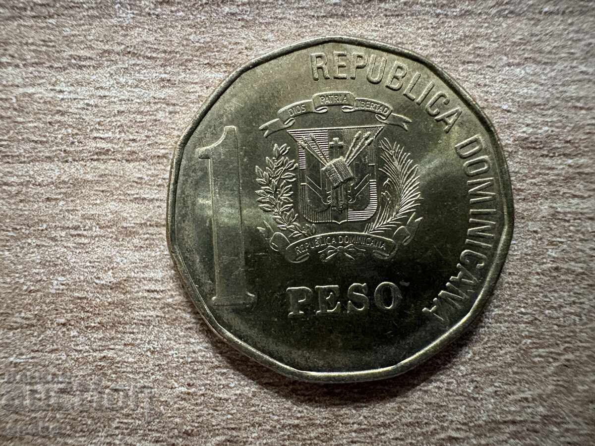 Republica Dominicană - 1 peso (1997) Republica Dominicană - 1 peso (1997)
