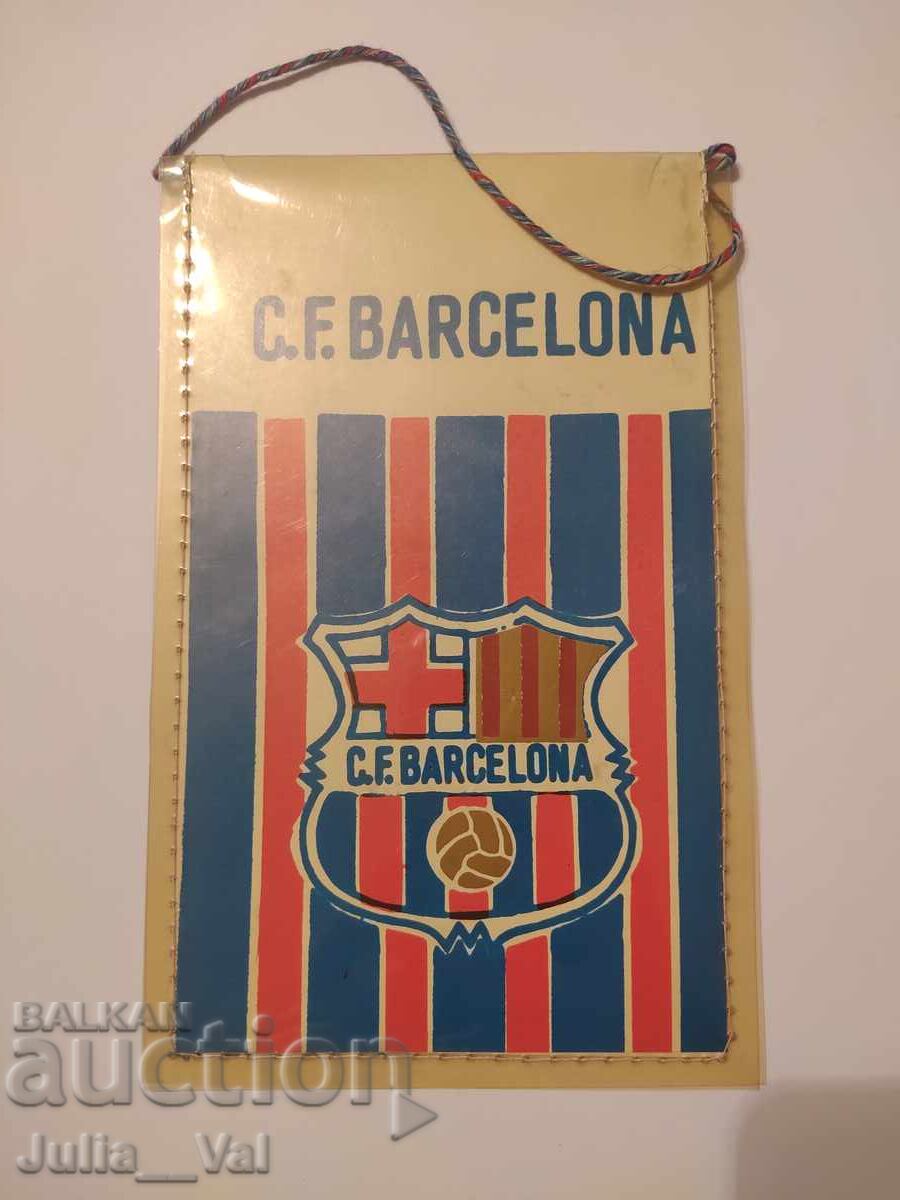 Football - FC Barcelona - Old Flag Football - FC Barcelona - Old Flag