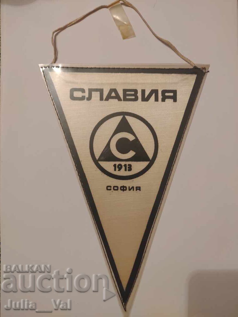 Football - FC Slavia - Old flag Football - FC Slavia - Old flag