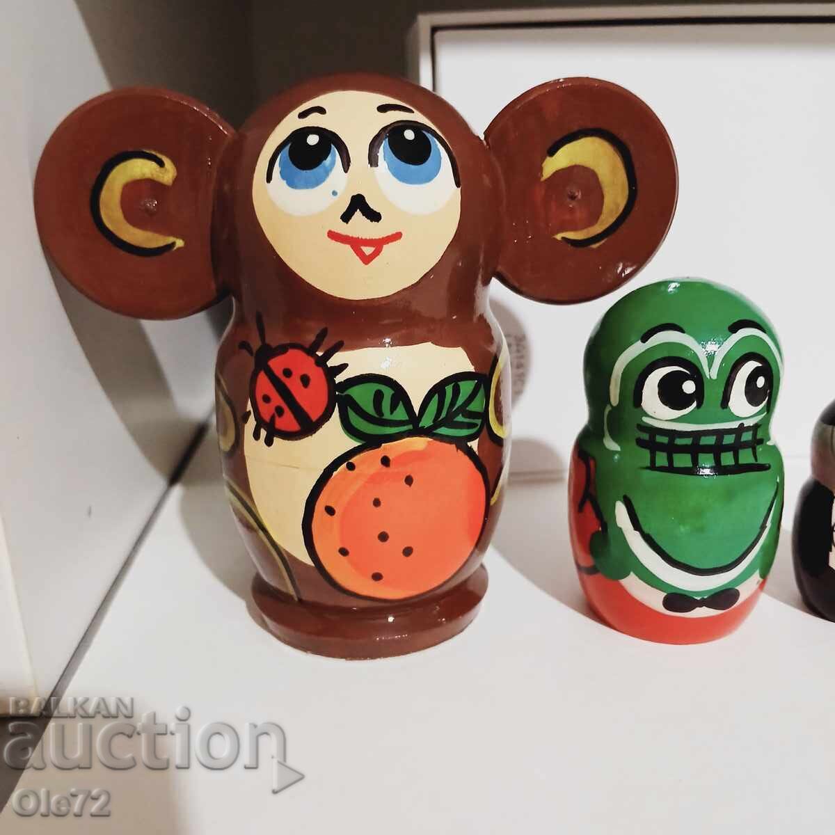 Δημοπρασία Τσεμπουράσκα - κούκλα - ματριόσκα