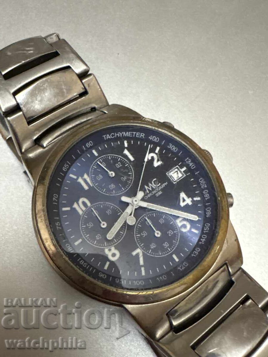 MC chronograph Quartz men's watch. Works MC chronograph Quartz men's watch. Works