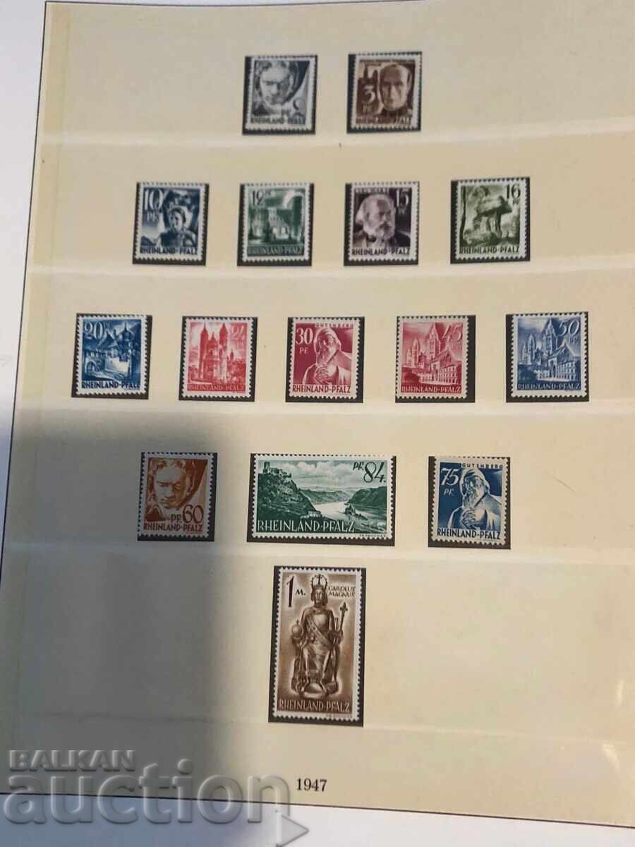 GERMANY OCCUPATION-RHINELAND-PALATINATE GERMANY OCCUPATION-RHINELAND-PALATINATE