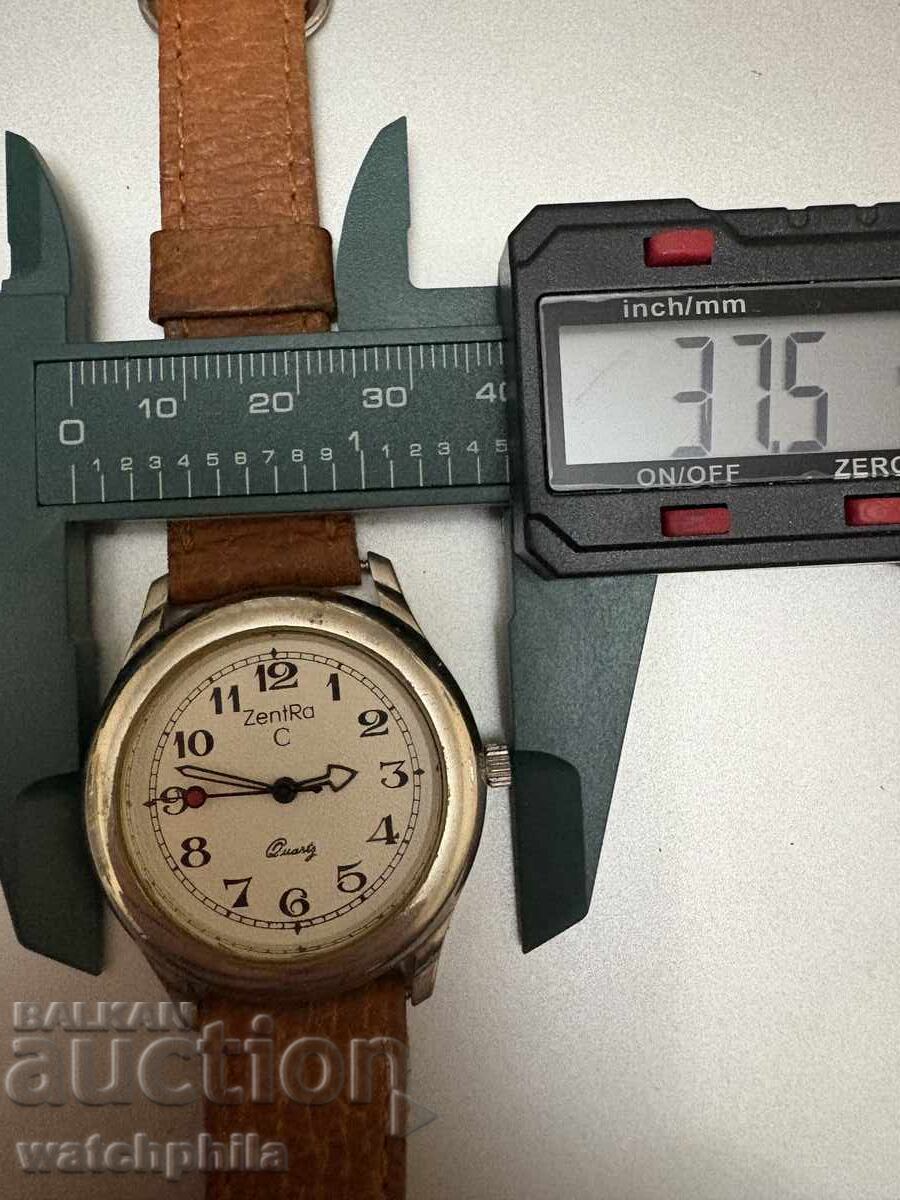 Zentra C Quartz men's watch. Working. Rare - 5 Zentra C Quartz men's watch. Working. Rare - 5