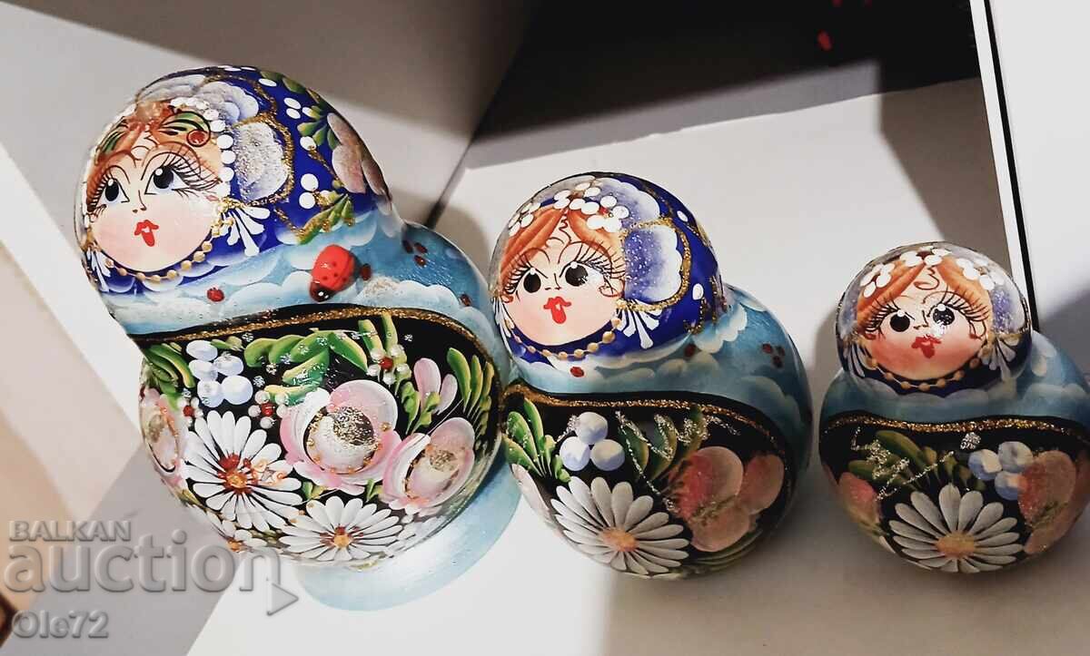 Matryoshka doll set of 10 with price 60.00 BGN | € 30.68 Matryoshka doll set of 10 with price 60.00 BGN | € 30.68