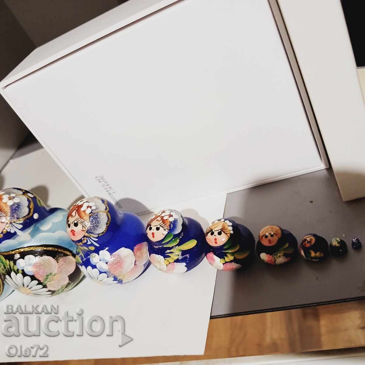 Auction Matryoshka doll set of 10 Auction Matryoshka doll set of 10