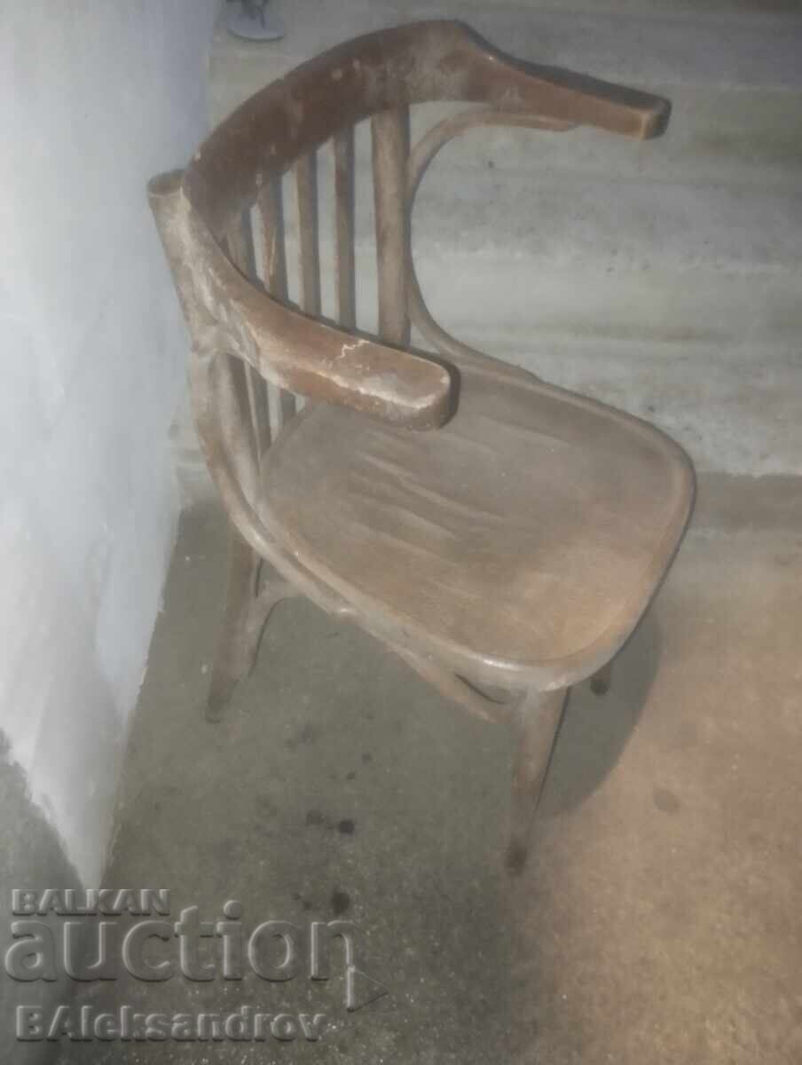 Auction  Viennese chair with armrests