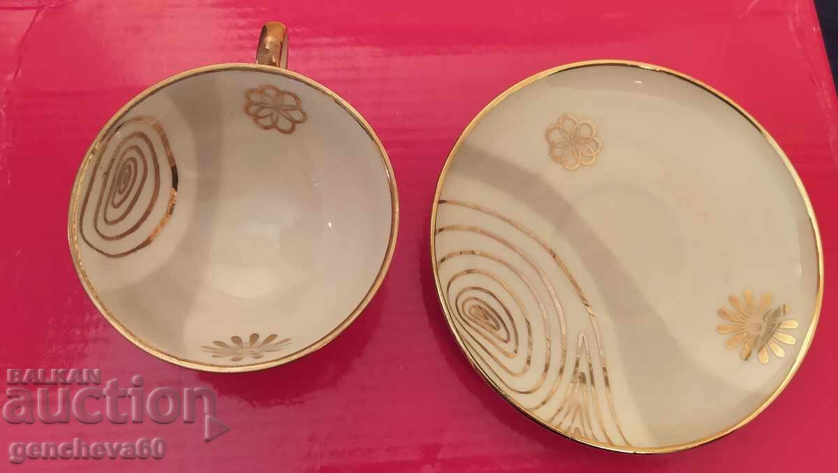 Porcelain coffee set for supplementing / Bavaria - 5