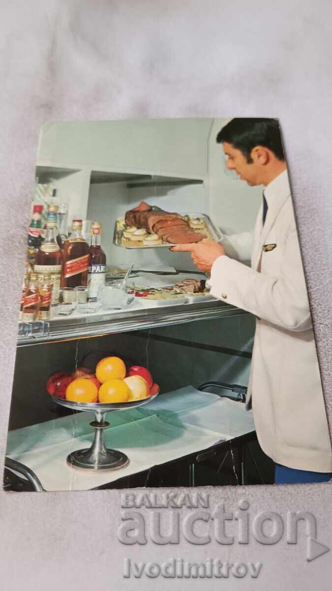 Postcard: Onboard Buffet Postcard: Onboard Buffet