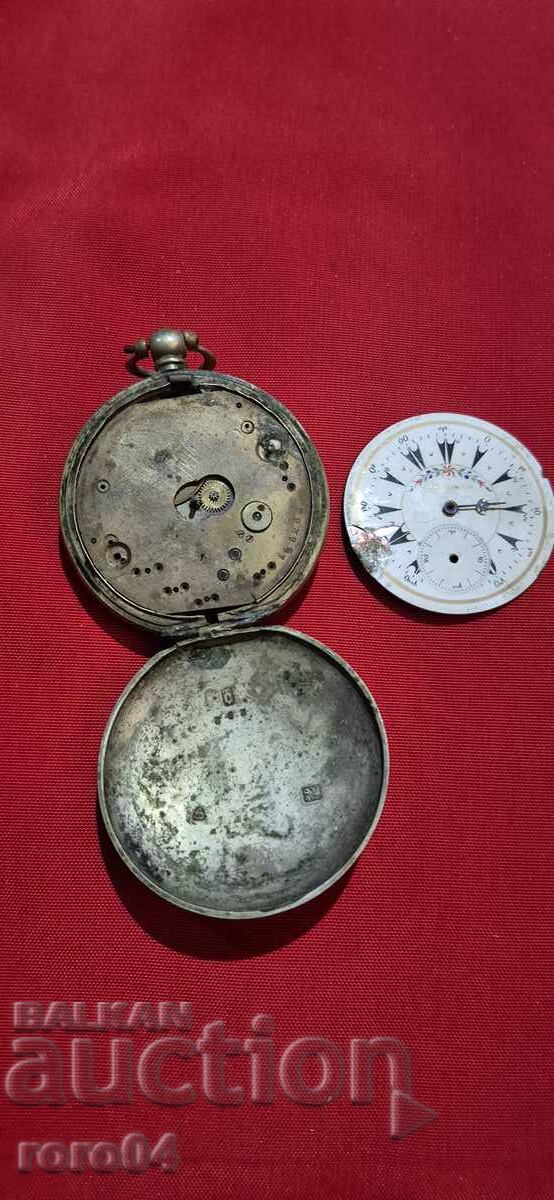 Auction SILVER POCKET WATCH DENT LONDON Auction SILVER POCKET WATCH DENT LONDON