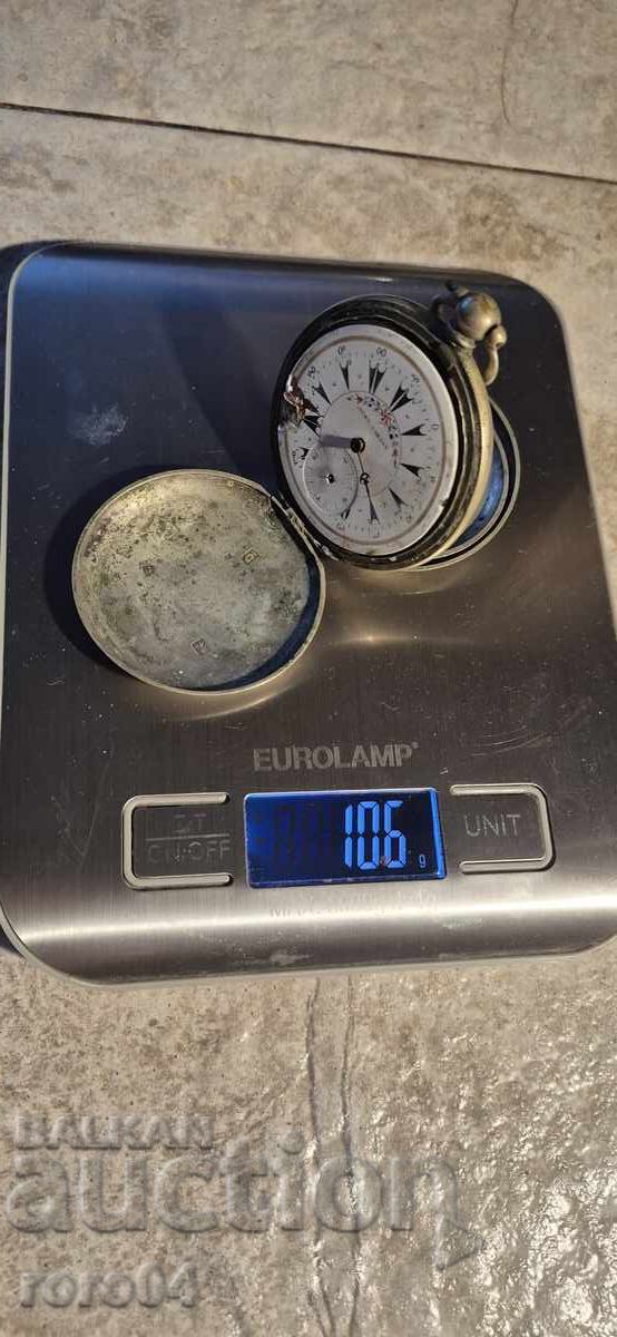 SILVER POCKET WATCH DENT LONDON - 7 SILVER POCKET WATCH DENT LONDON - 7