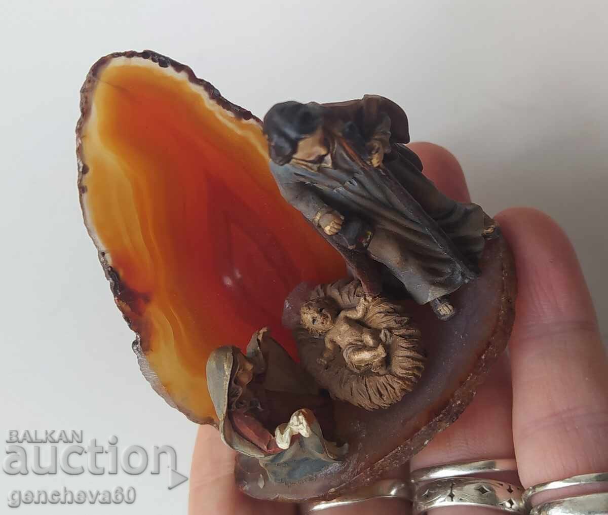 Рождество Христово с естествен ахат - 6 Рождество Христово с естествен ахат - 6