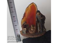 Рождество Христово с естествен ахат