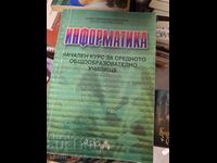 Beginner's Informatics Course for Secondary General Education School