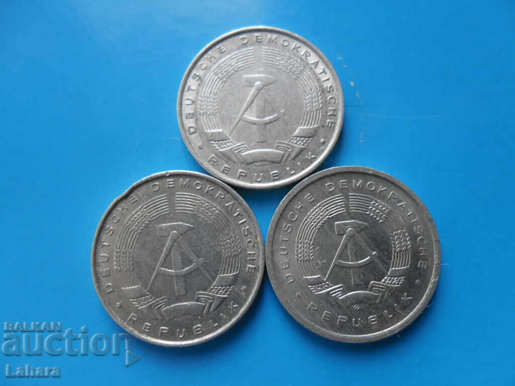 5 πφενίγκ 1968, 1972, 1983 g. ΓΔΡ, Γερμανία με τιμή 0.80 BGN | € 0.41