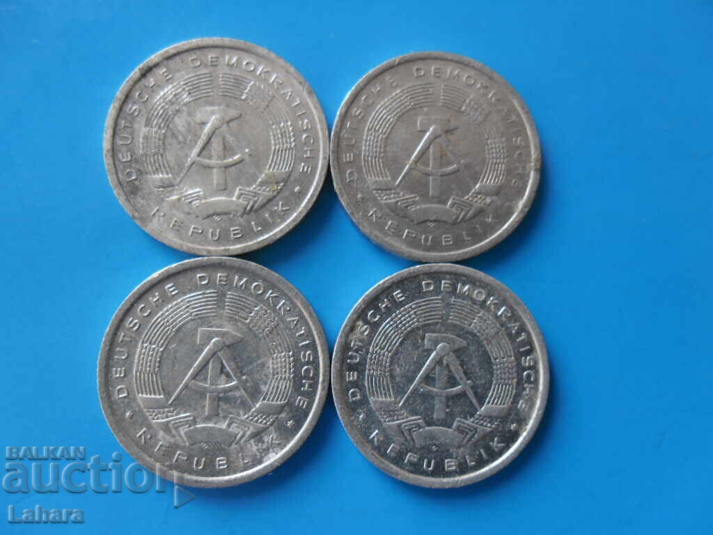 1 πφένιγκ 1984, 1985, 1986, 1987 γ. ΛΔΓ, Γερμανία με τιμή 1.00 BGN | € 0.51 1 πφένιγκ 1984, 1985, 1986, 1987 γ. ΛΔΓ, Γερμανία με τιμή 1.00 BGN | € 0.51