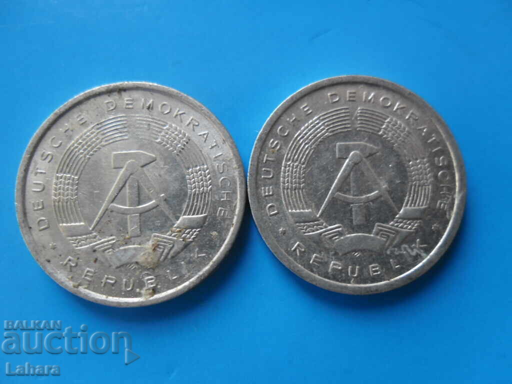 1 πφένιγκ 1980, 1981 g. ΓΔΡ, Γερμανία με τιμή 0.50 BGN | € 0.26