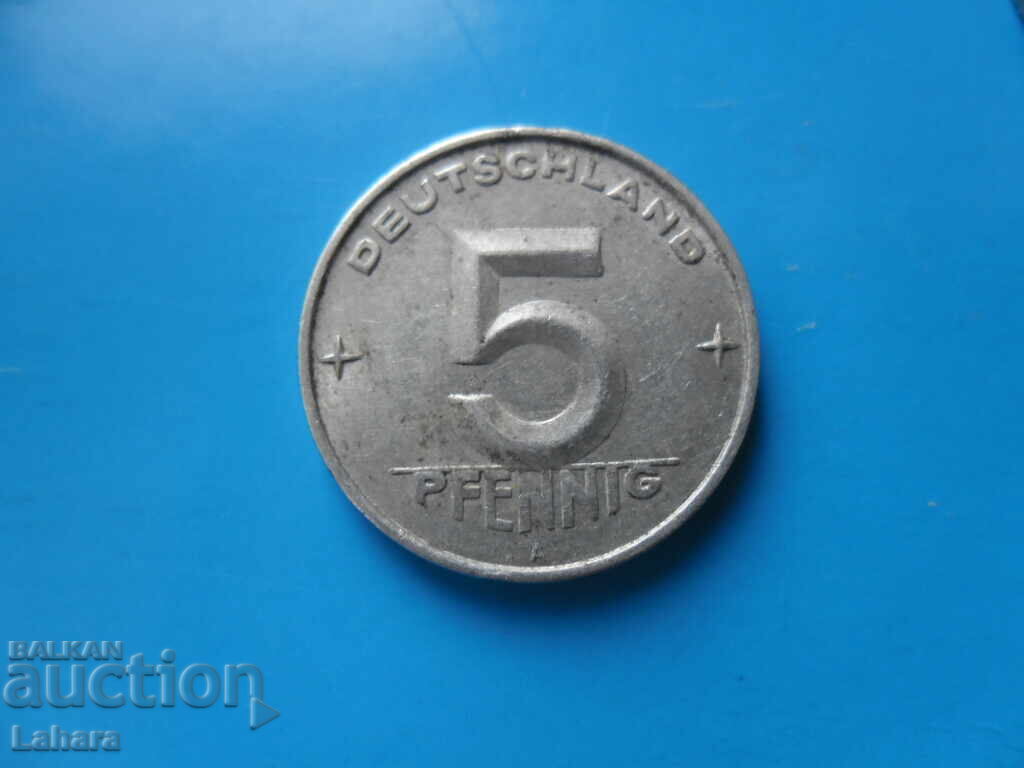 5 πφένιγκ 1952 g. ΛΔΓ, Γερμανία