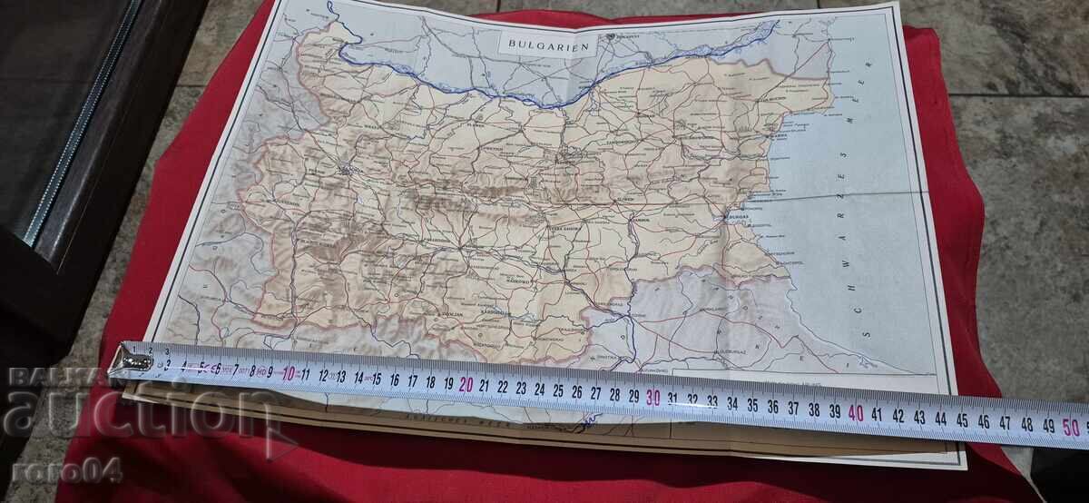Livrarea Harta veche germană a Bulgariei Livrarea Harta veche germană a Bulgariei