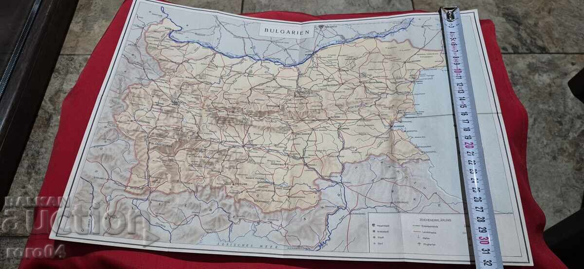 Harta veche germană a Bulgariei - 5 Harta veche germană a Bulgariei - 5