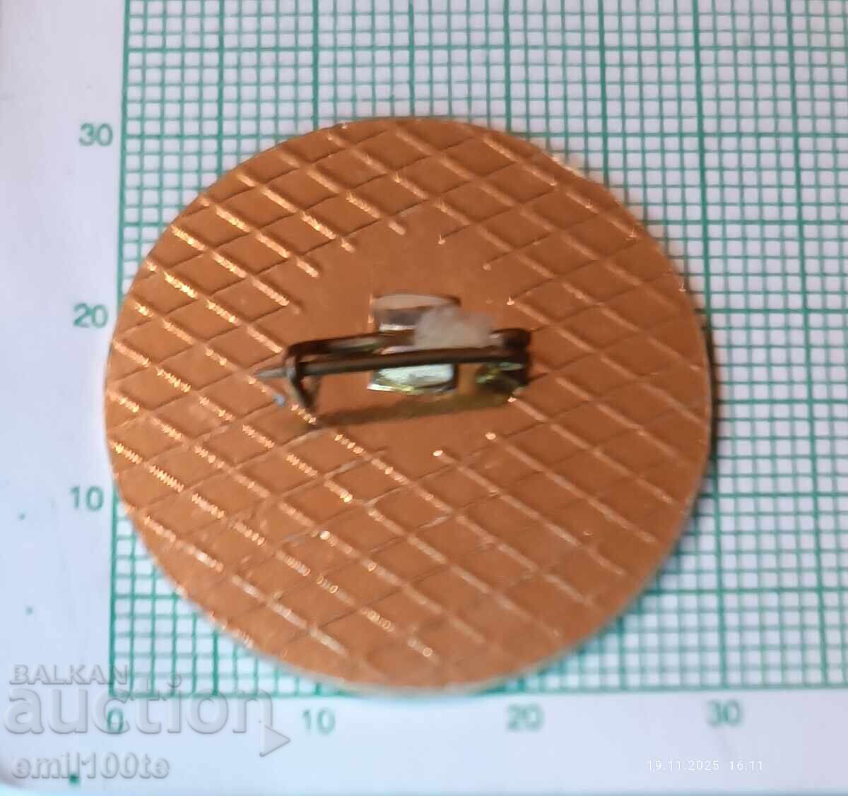 Delivery of Badge - Congress of Bulgarian Professional Unions Sofia 77 BPS Delivery of Badge - Congress of Bulgarian Professional Unions Sofia 77 BPS