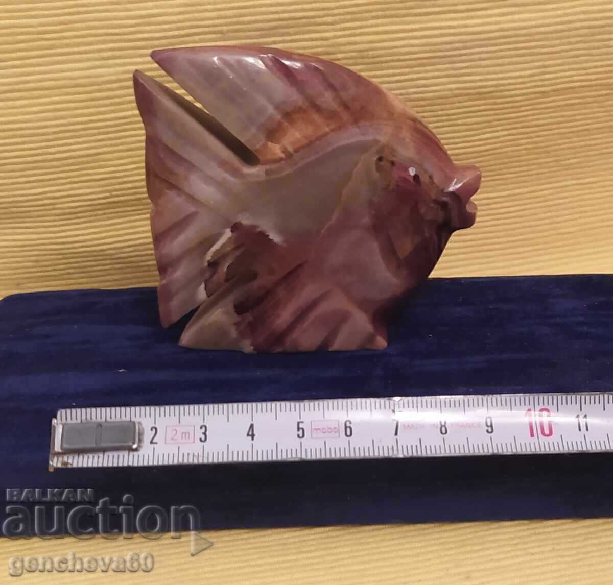 Διακοσμητικό βιντάζ ειδώλιο ψαριού από όνυχα - 5
