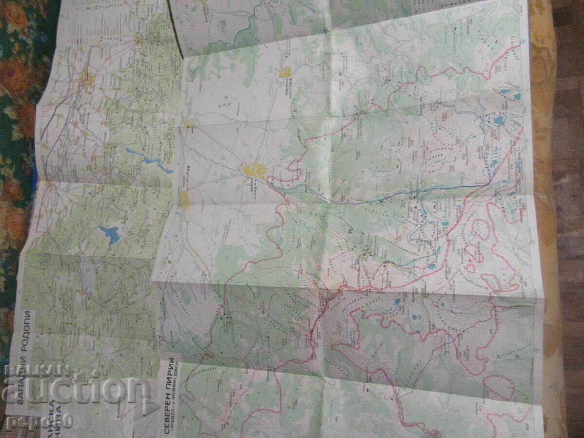 Auction  THREE TOURIST MAPS FROM THE SOCIALIST ERA