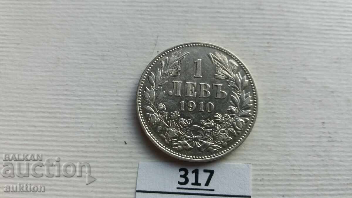 1 lev 1910 argint