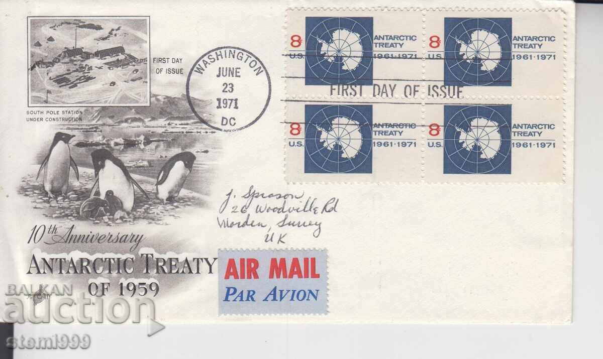 First Day Cover ANTARCTICA