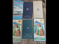 ȘASE CARTE TURISTICE DE VIZITARE DIN EPOCA SOCIALISTĂ