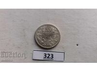 50 STOTINKI 1913 GODINA ARGINT PENTRU COLECȚIE