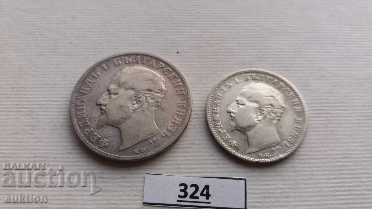 1 i 2 leva 1894 argint - Ferdinand - 6 1 i 2 leva 1894 argint - Ferdinand - 6