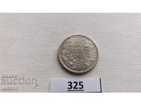 50 STOTINKI 1913 SILVER FOR COLLECTION