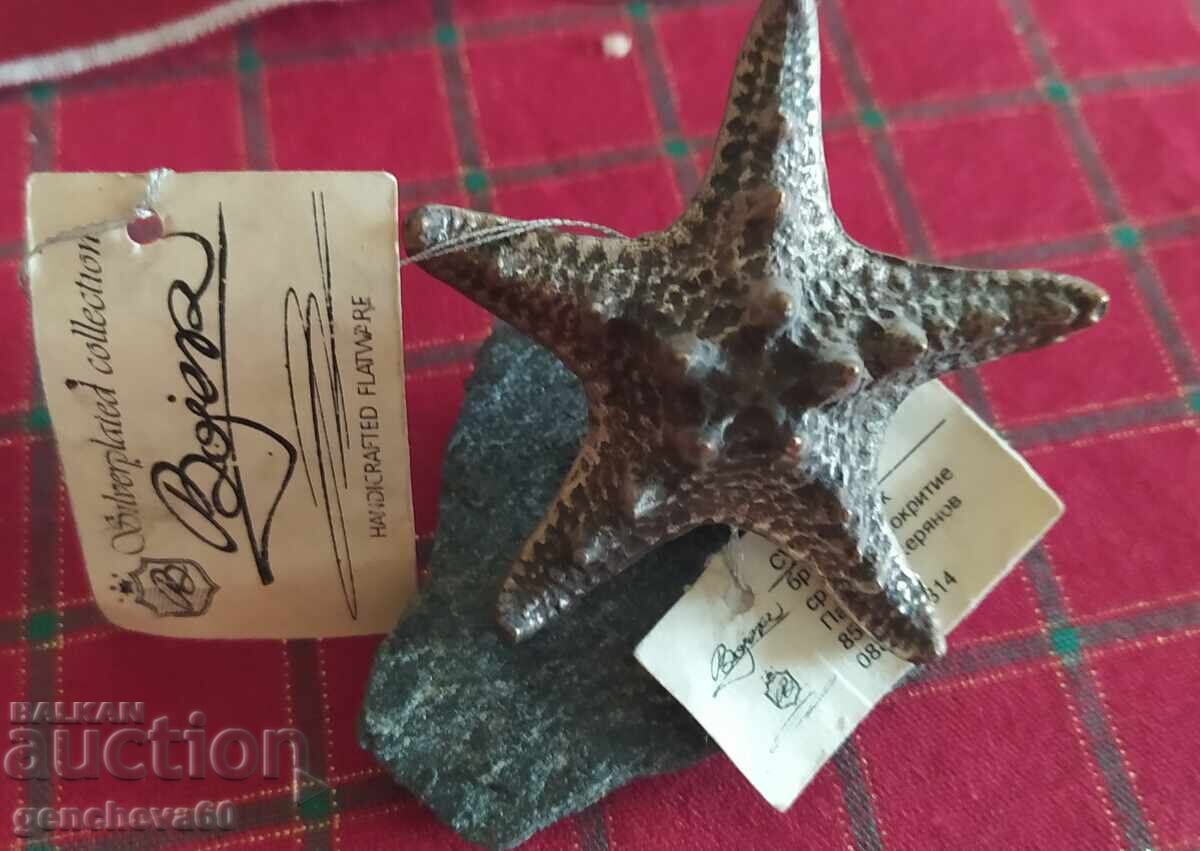 Авторска фигура ,,Морска звезда" бронз,сребро с цена 70.00 лв. | € 35.79