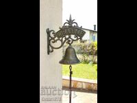 Clopoțel rafinat din fontă cu un sunet frumos și puternic!