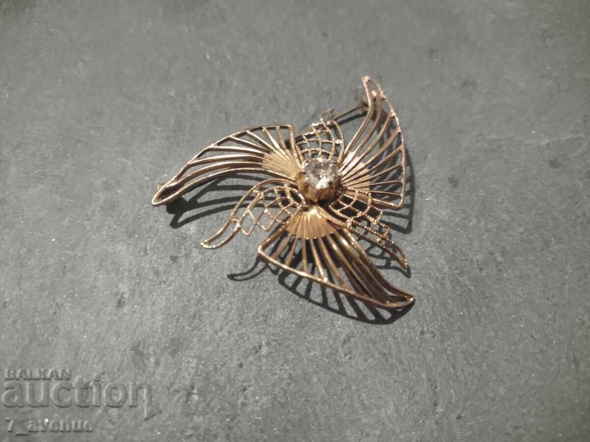 Auction  Filigree brooch, fine threads, large 20.11.2025