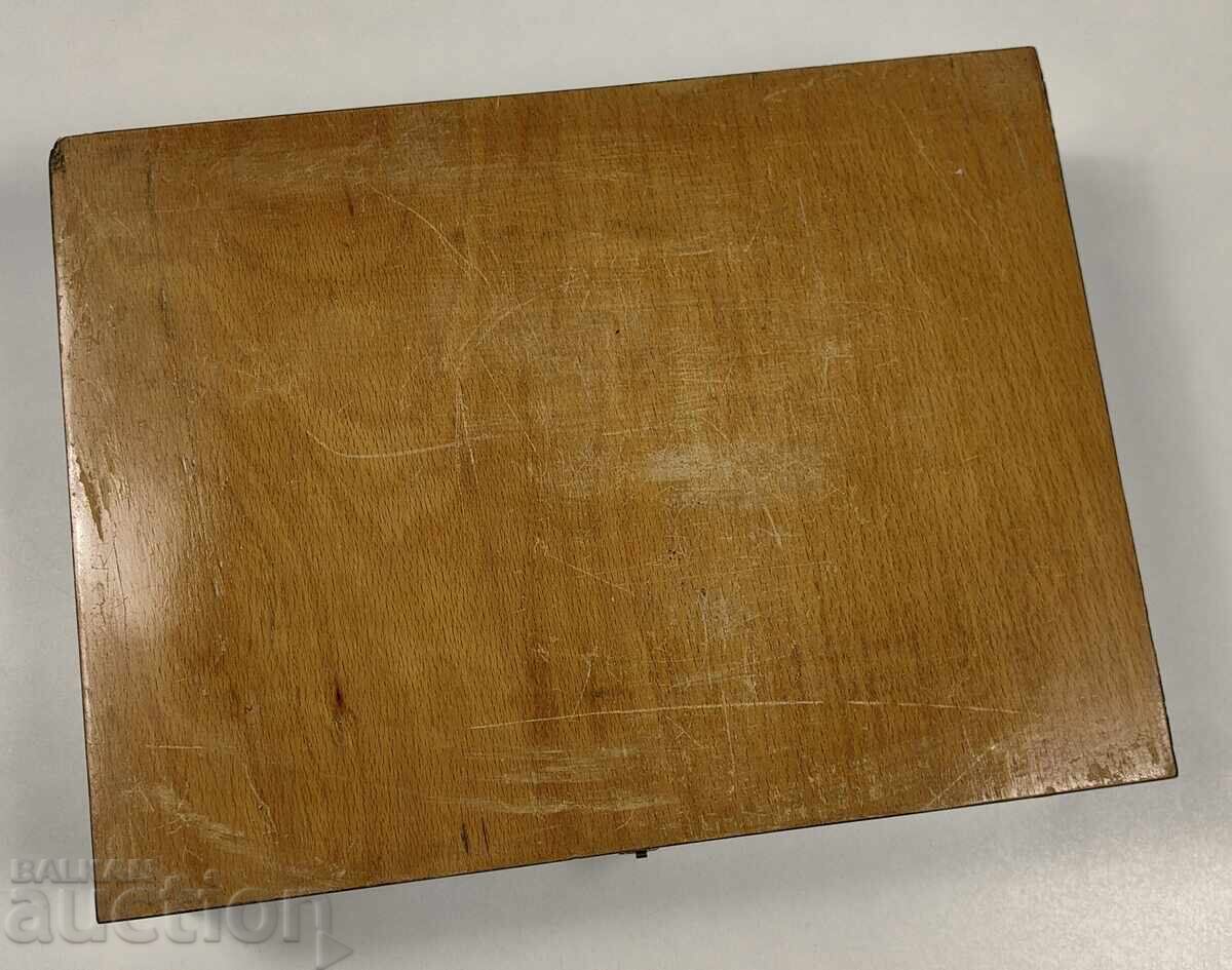 LUXURIOUS LARGE JEWELRY BOX MOTHER-OF-PEARL INLAY - 7