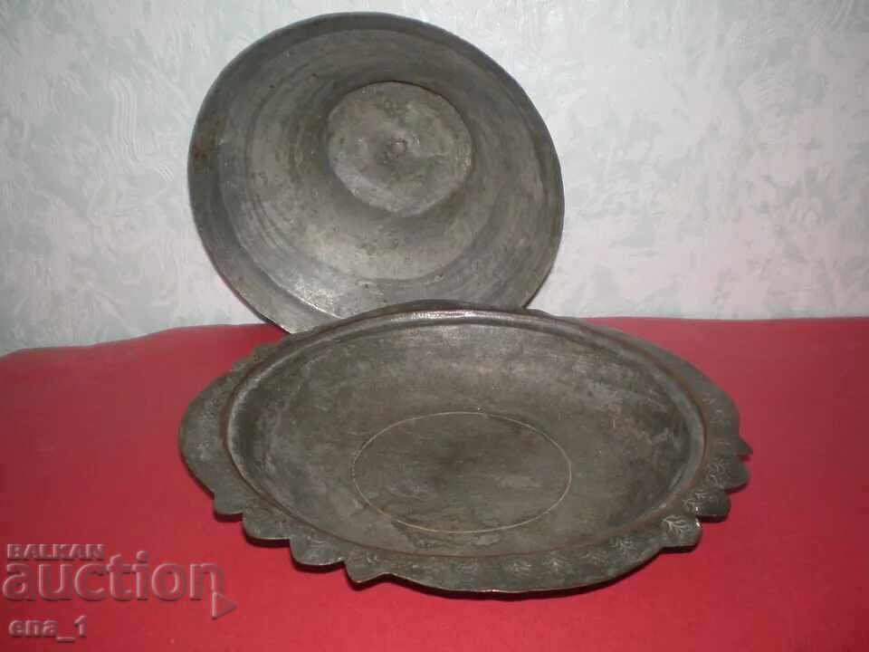 Αναγεννησιακό κασσιτερωμένο χάλκινο πιάτο με καπάκι του 19ου αιώνα - 7