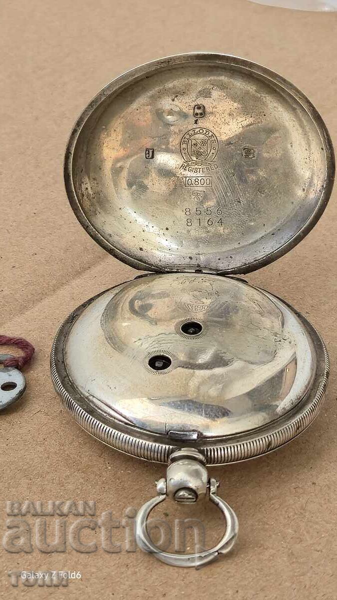 Auction  TURKISH POCKET WATCH SILVER RARE WALKS STOPS BZC!!!!