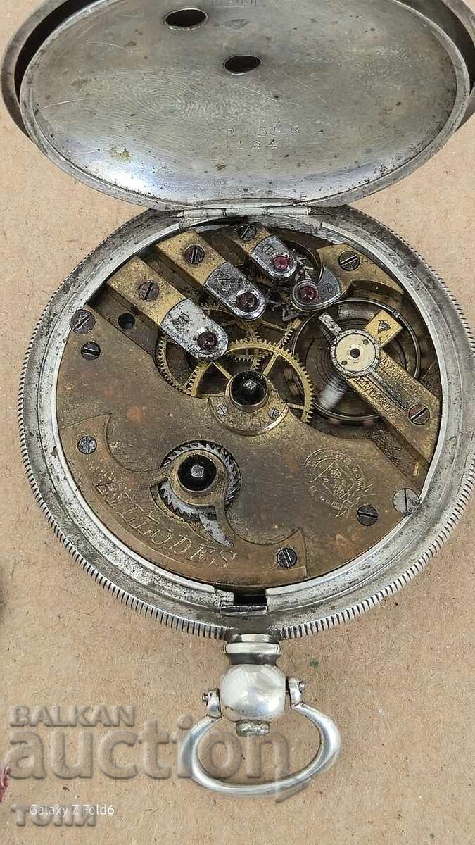 Delivery of TURKISH POCKET WATCH SILVER RARE WALKS STOPS BZC!!!!