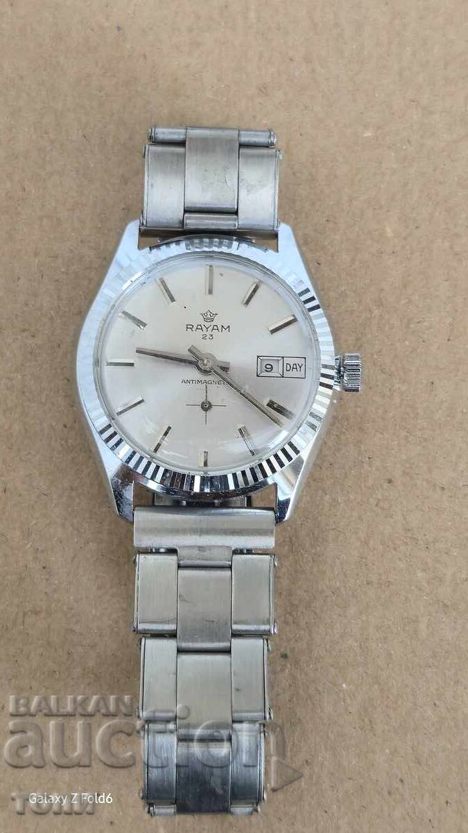 RAYAM SWISS MADE NEW RARE WORKS WITHOUT WARRANTY BZC !!!!