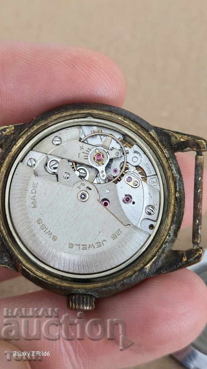 SWISS MADE AUTOMATIC RARE DOES NOT WORK BZC!!!! with price 9.30 BGN | € 4.76