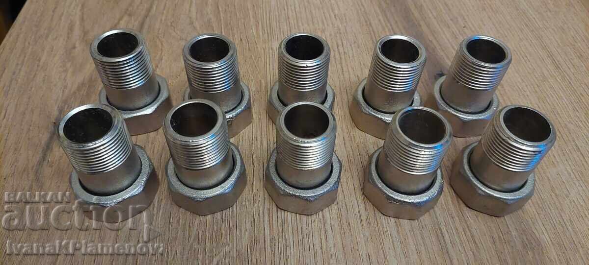 Housings new for water meters 3/4 bronze nickel-plated - 7
