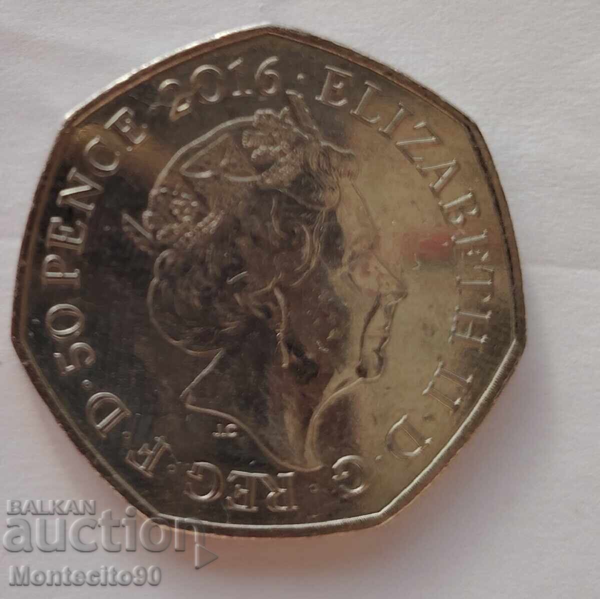 50 πένες 2016 XXXI Θερινοί Ολυμπιακοί Αγώνες, Ρίο ντε Τζανέιρο με τιμή 8.50 BGN | € 4.35 50 πένες 2016 XXXI Θερινοί Ολυμπιακοί Αγώνες, Ρίο ντε Τζανέιρο με τιμή 8.50 BGN | € 4.35