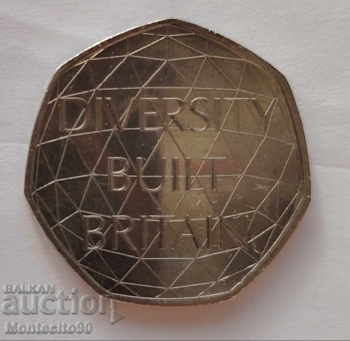 50 pensi 2020 Diversitatea Britanică
